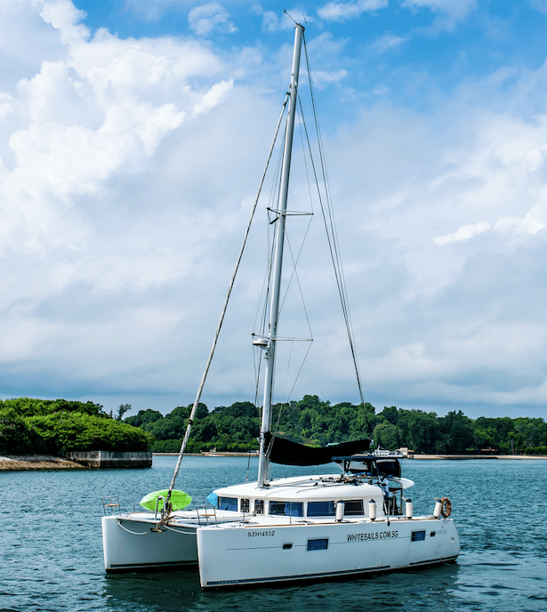white sails yacht singapore