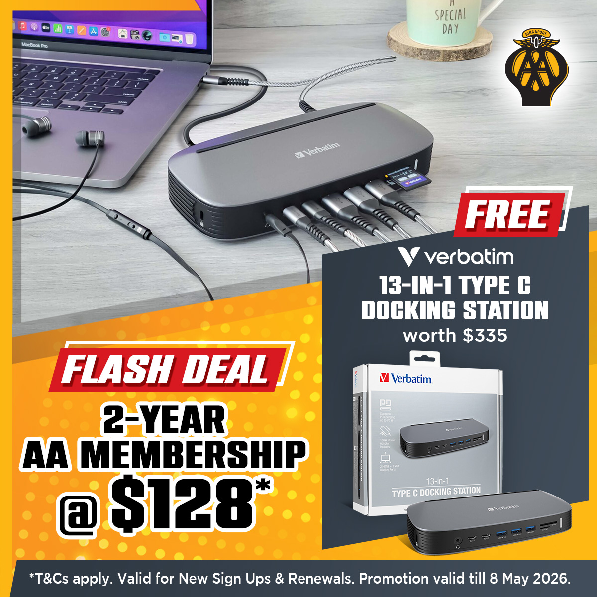 FLASH DEAL 2-YEAR AA MEMBERSHIP @$128 